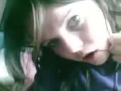 In front of the camera, my flexible girlfriend likes to lick her own toes.